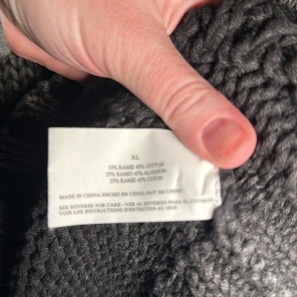 Gray Long Sleeve Knit Dress - Picture 4 of 7